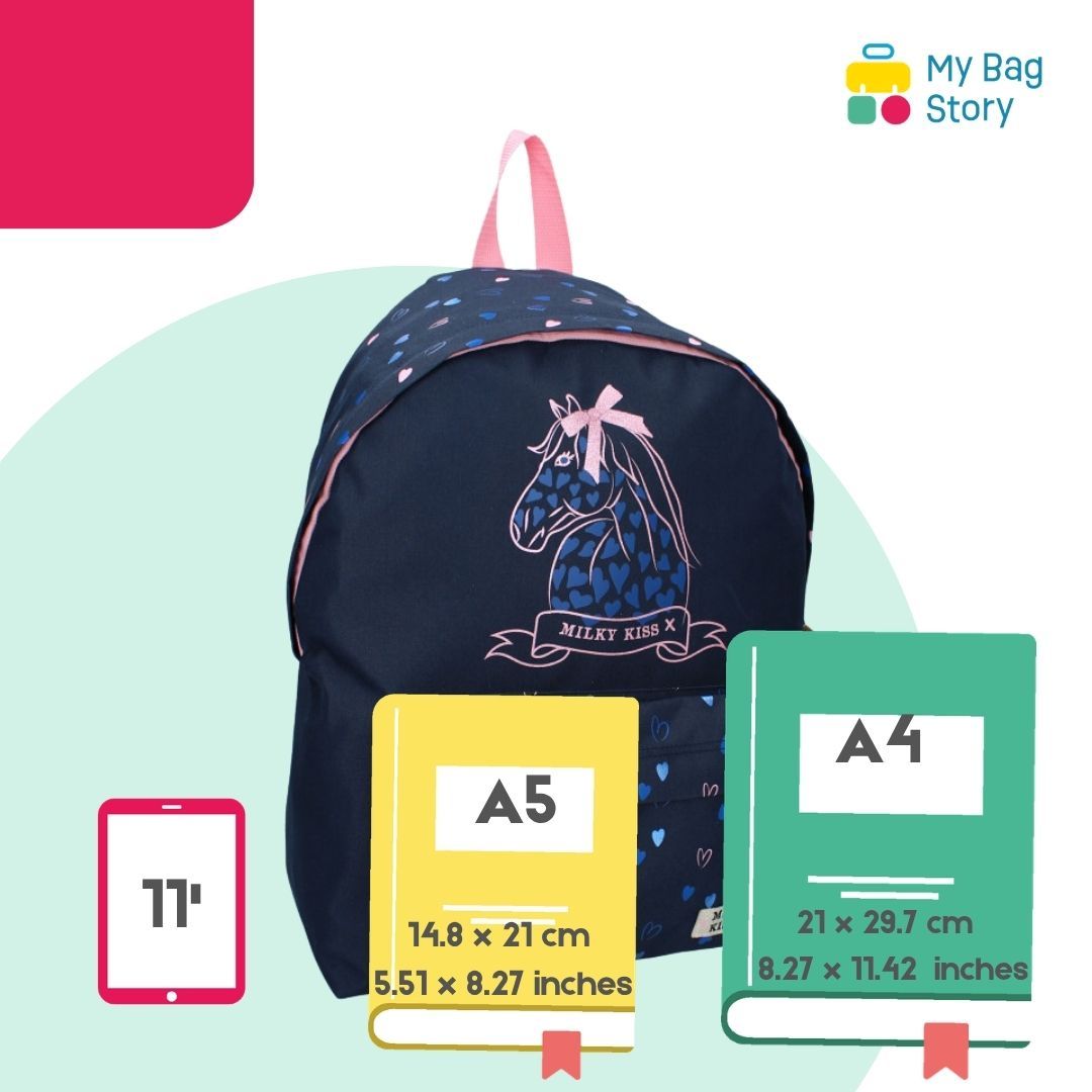 Vadobag - Sac à dos Milky Kiss Bleu - 43 cm