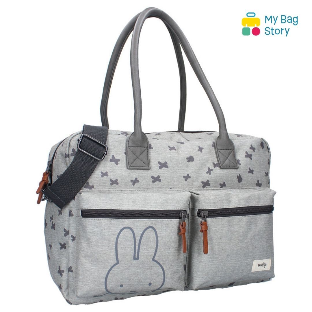 Mybagstory - Sac à langer Miffy Gris - 40 cm