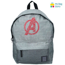 Mybagstory - Sac à dos Avengers Gris/Rouge - 43 cm