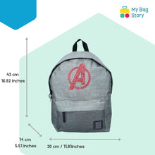 Mybagstory - Sac à dos Avengers Gris/Rouge - 43 cm