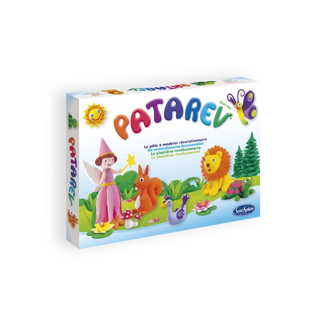 Sentosphère - Patarev - 6 pots de pâte à modeler créative 18 g