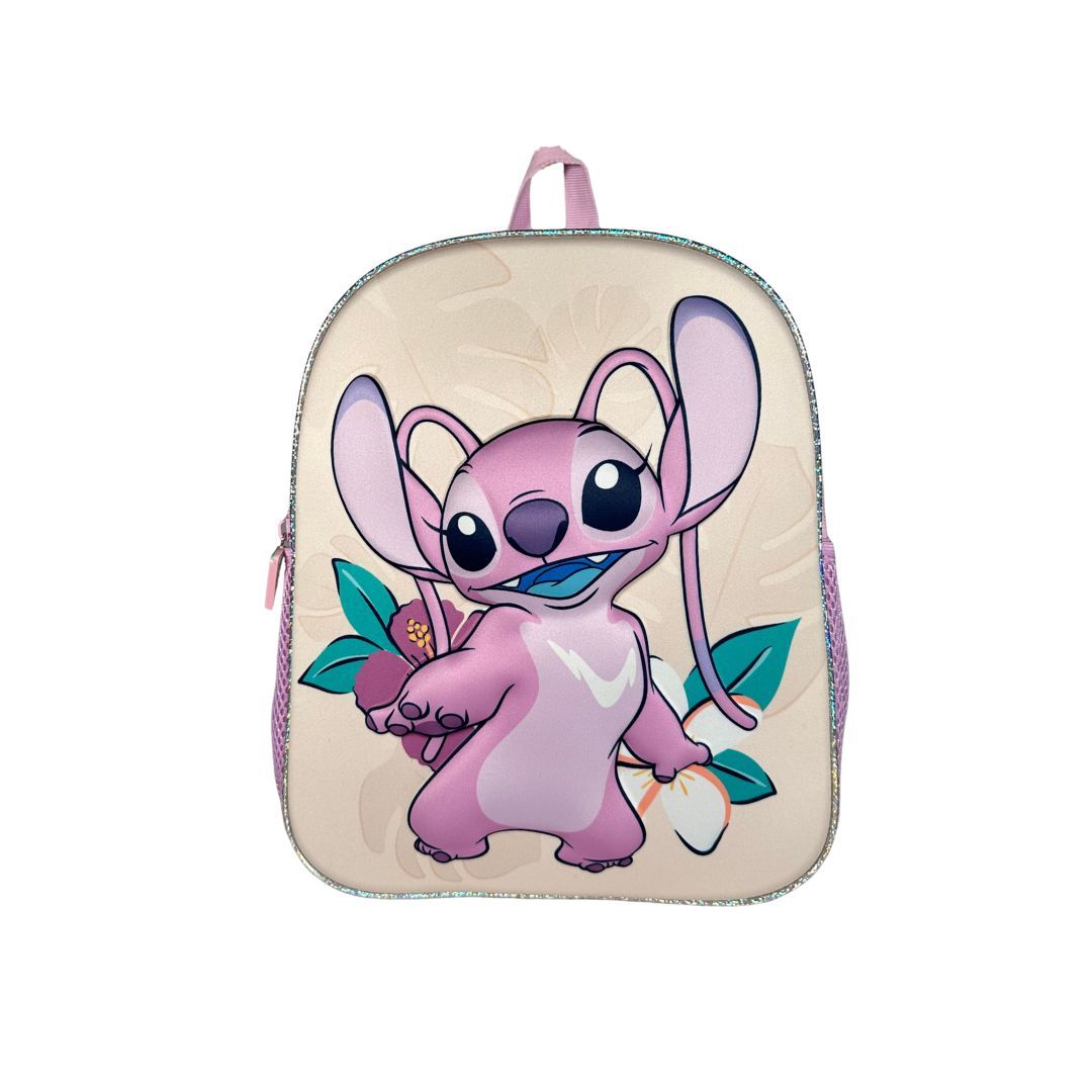 Mybagstory - Sac à Dos Angel Disney 3D Rose/Beige - 32 cm