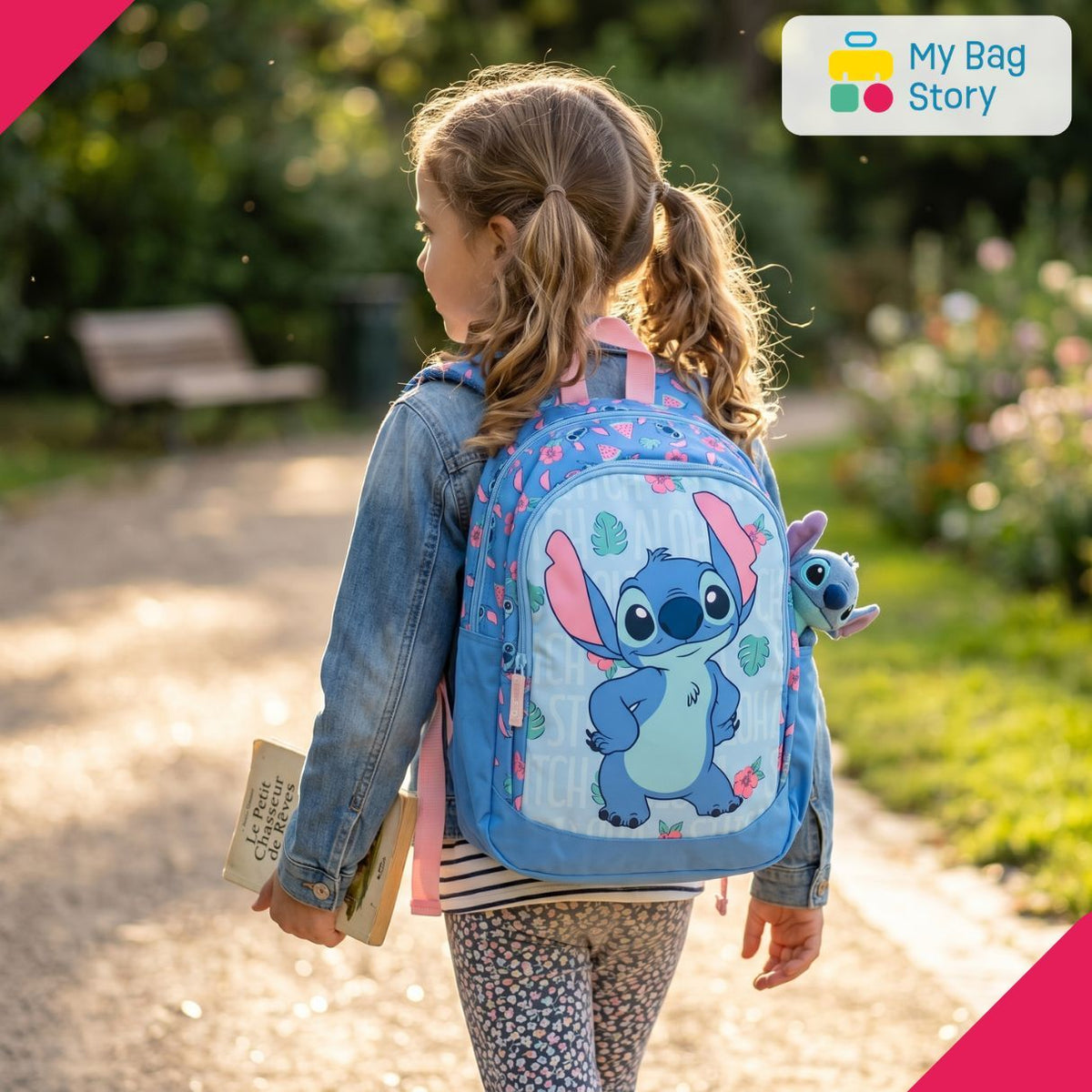 Mybagstory - Sac à Dos Stitch Bleu - 38 cm