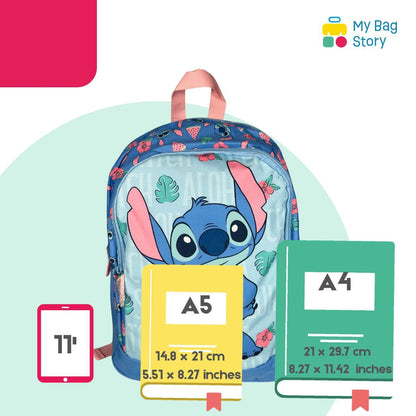 Mybagstory - Sac à Dos Stitch Bleu - 38 cm