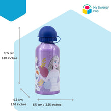 My Sweety Pop - Gourde aluminium Reine des Neiges Violette - 400 ml