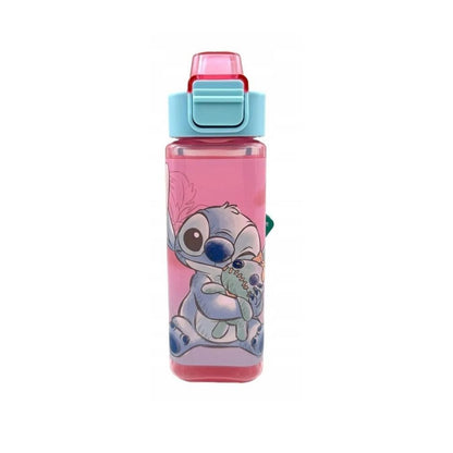 My Sweety Pop - Gourde Plastique Stitch Rose/Bleu - 500 ml