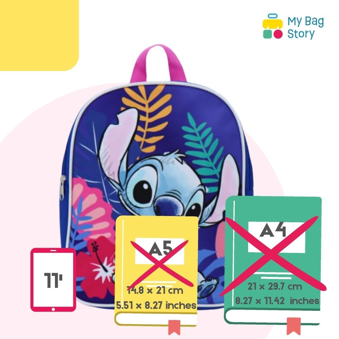 Mybagstory - Sac a dos 3D Stitch Bleu - 25 cm
