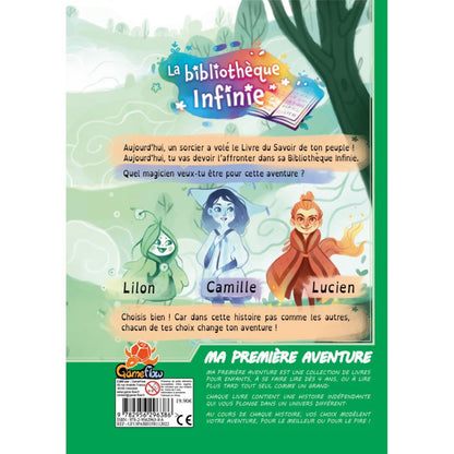 Game flow - Ma 1ère aventure - La bibliothèque infinie