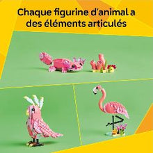 LEGO - Creator 3-en-1 Animaux Sauvages : Le Flamant Rose 31170