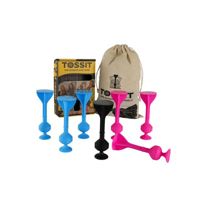 Tossit - Jeu de fléchettes Tossit bleu et rose