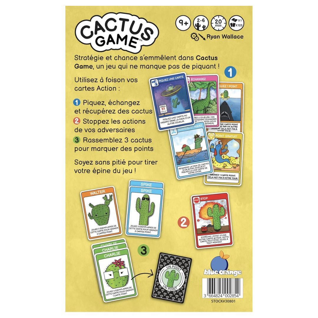 Blue Orange - Cactus Game un jeu d’ambiance drôle et stratégique