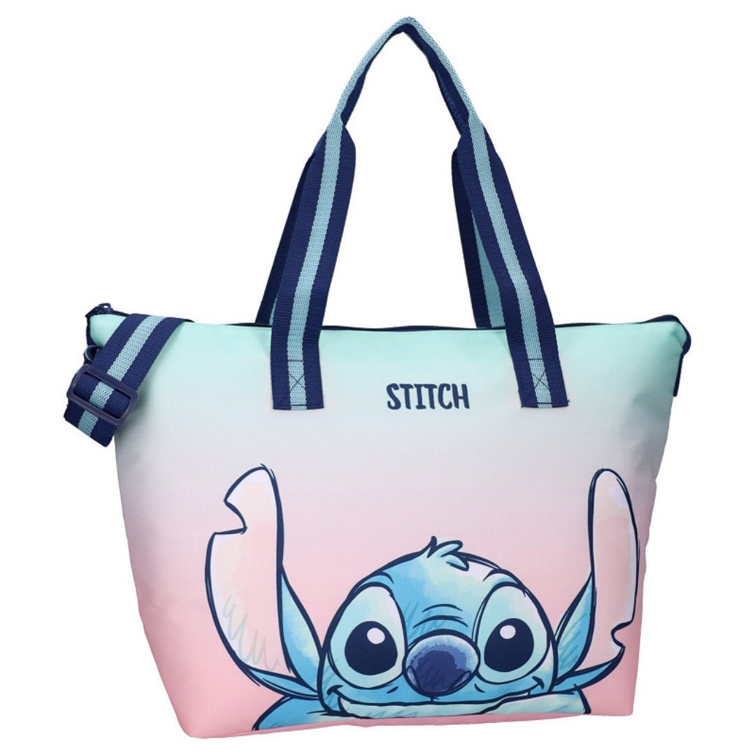 Mybagstory - Sac Isotherme Stitch Bleu/Rose - 48 cm