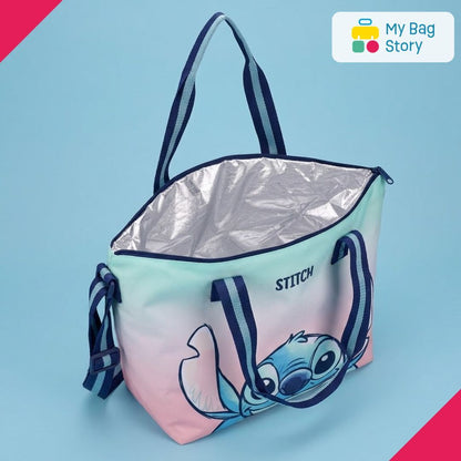 Mybagstory - Sac Isotherme Stitch Bleu/Rose - 48 cm