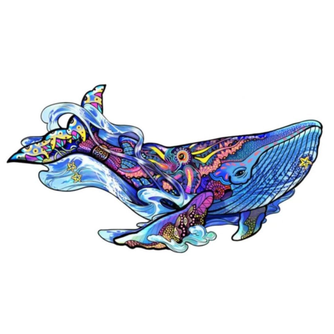 Eureka - Puzzle bois Baleine