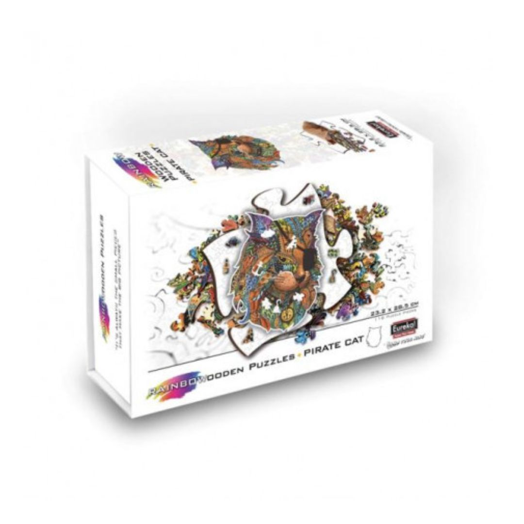 Eureka - Puzzle en Bois Chat Pirate