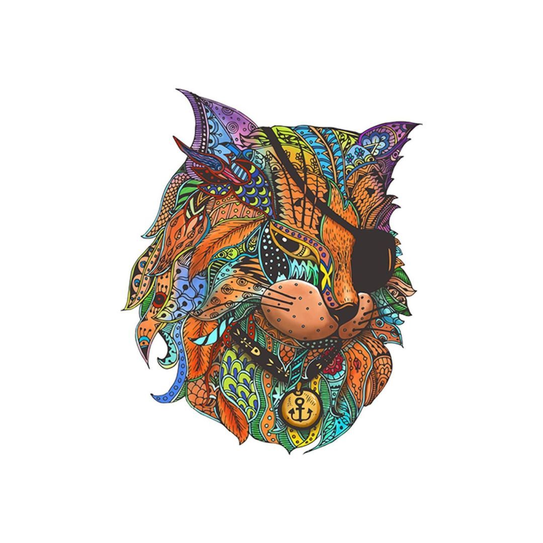 Eureka - Puzzle en Bois Chat Pirate
