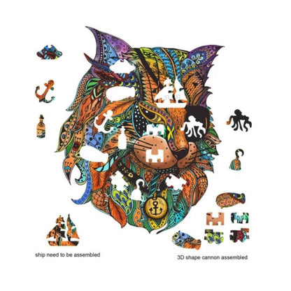 Eureka - Puzzle en Bois Chat Pirate