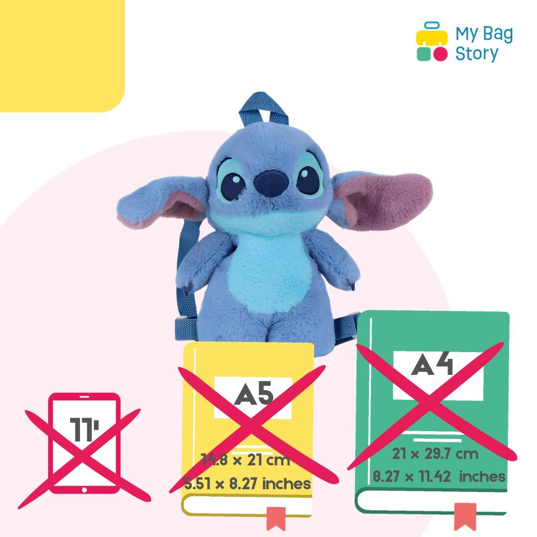 Mybagstory - Sac à dos peluche Stitch