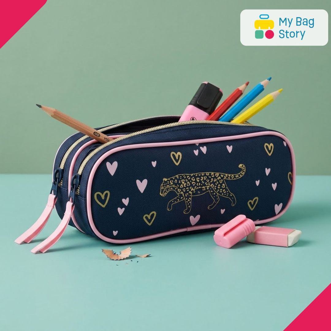 Mybagstory - Trousse rectangulaire Milky Kiss