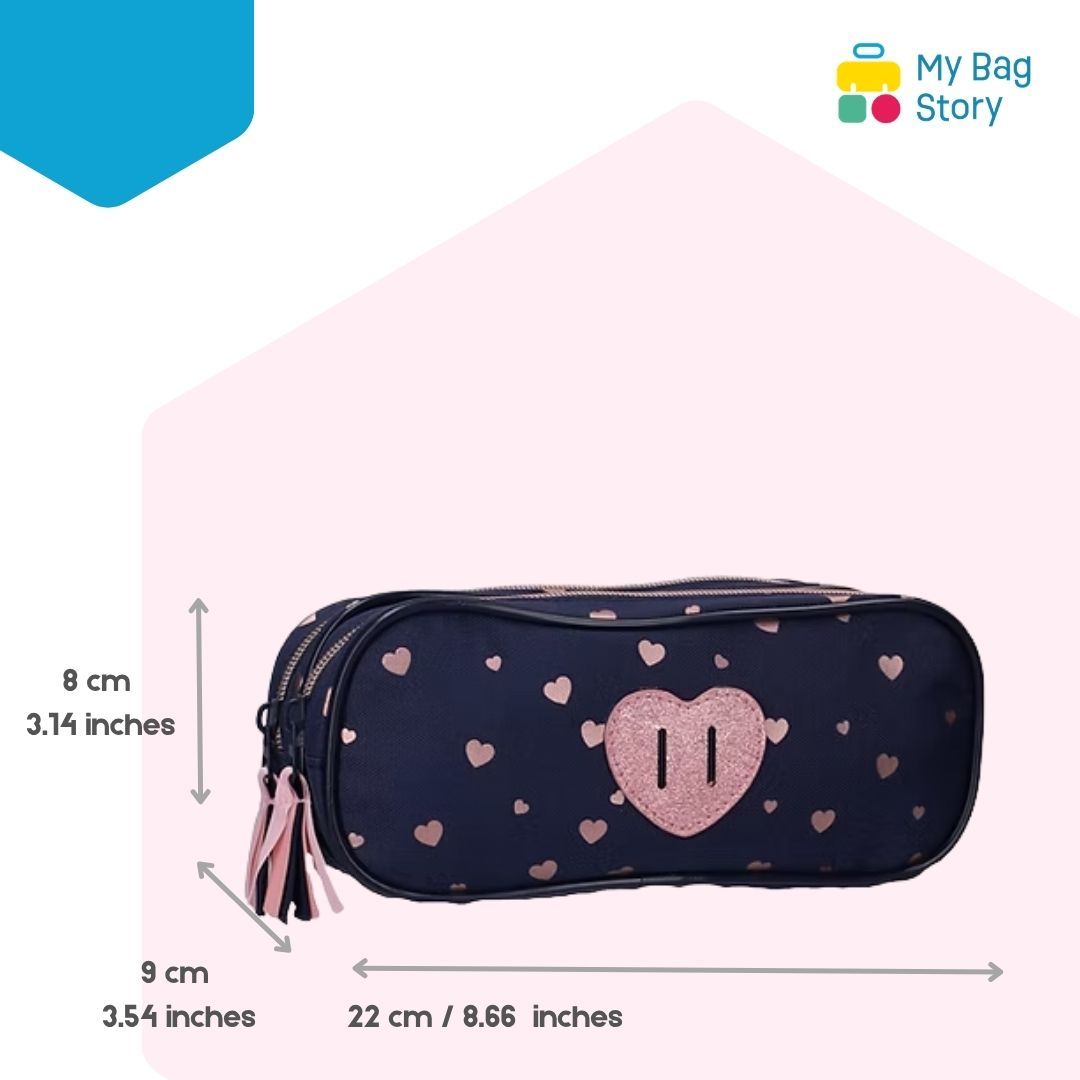 Mybagstory - Trousse scolaire bleue