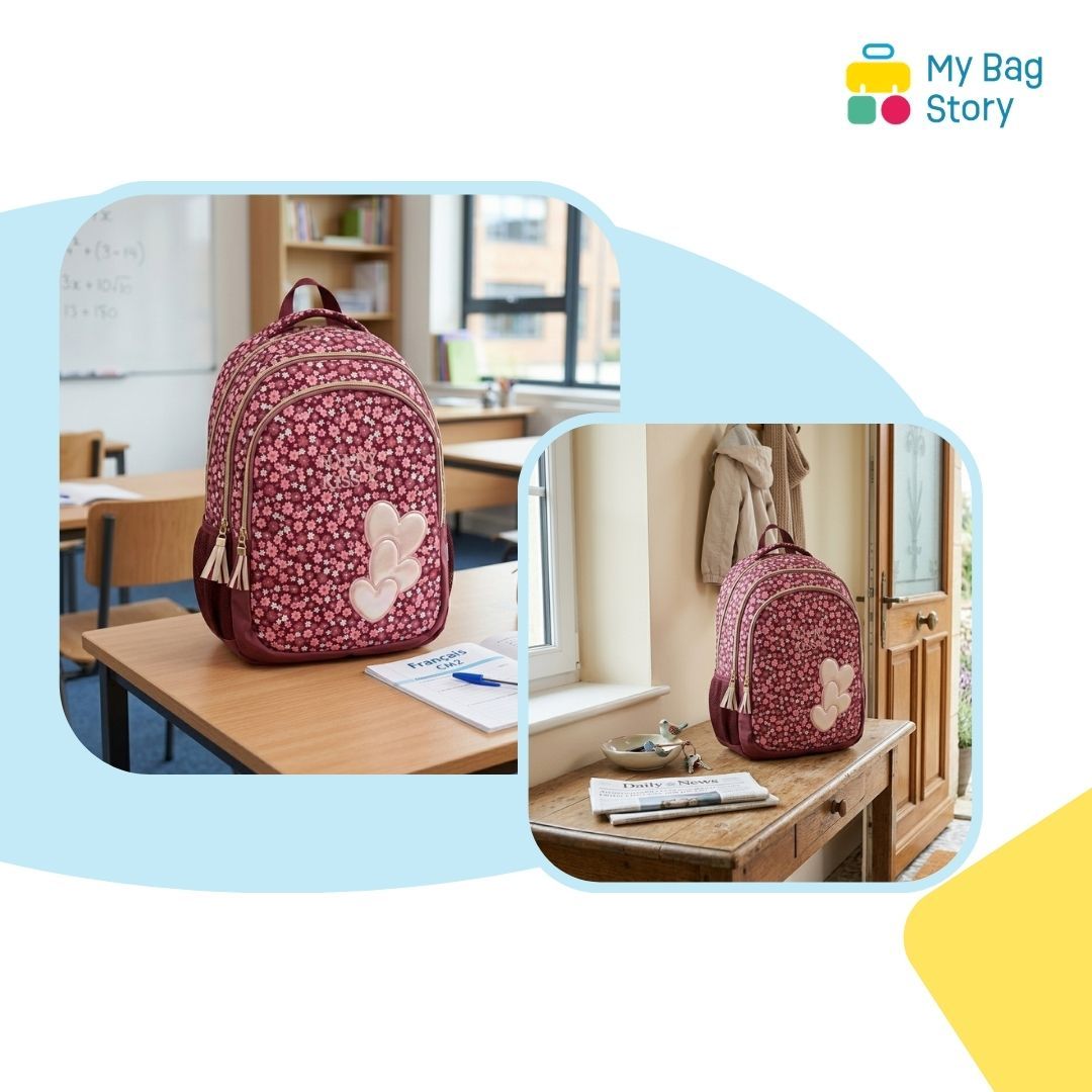 Mybagstory - Sac à dos scolaire bleu