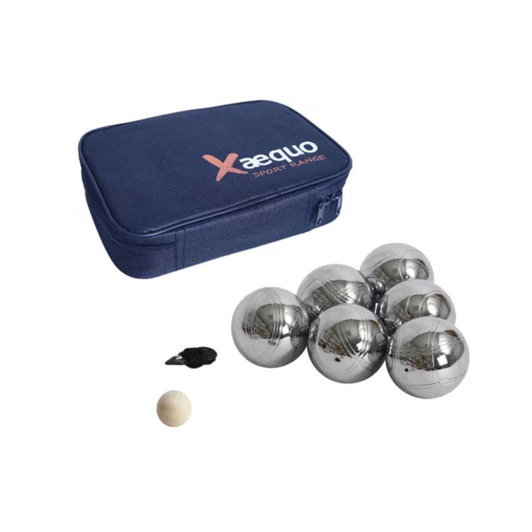 Ferry - 6 Boules de Pétanque Métal Xaequo avec Sacoche