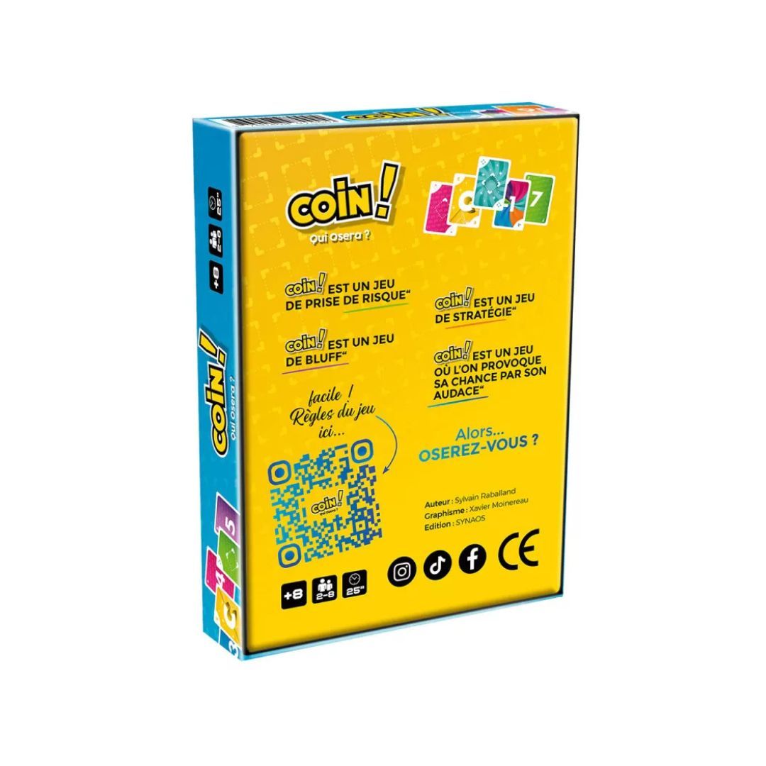 Coin ! Qui Osera ? Jeu de cartes
