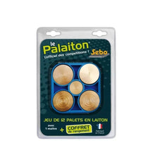 Cadetel - Jeu de palets vendéens en laiton avec boîte