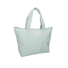 Mybagstory - Sac Shopping Hello Kitty Vert Pastel