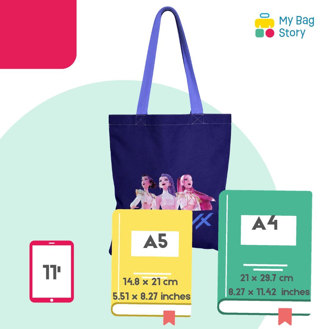 Mybagstory - ToteBag Kpop Hunters Violet