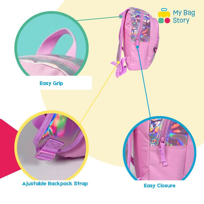 Mybagstory - Sac à Dos Stitch Holographique Rose