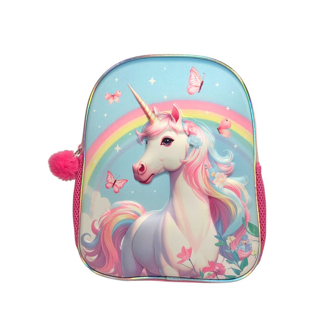 Mybagstory - Sac à dos Licorne 3D bleu