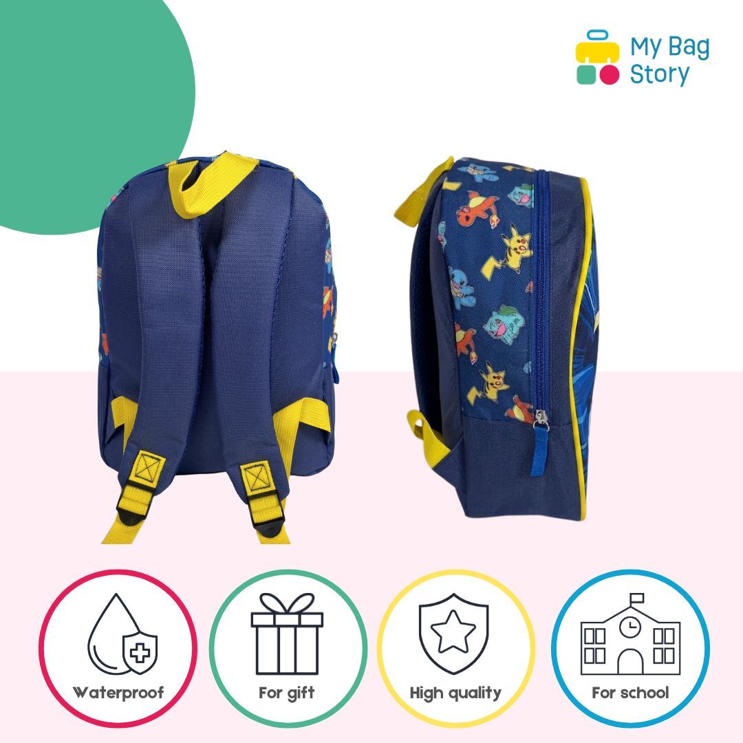 Mybagstory - Sac à dos Pokémon bleu et jaune