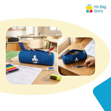 Mybagstory - Trousse scolaire Kyllian football bleue