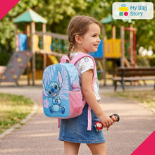 Mybagstory - Sac à dos Stitch enfant bleu et rose