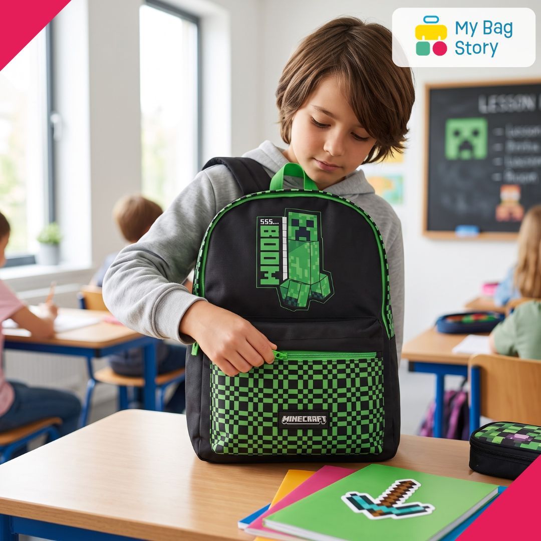 Mybagstory - Sac à dos Minecraft Boom