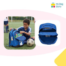Mybagstory - Sac à dos Kylian bleu 2 compartiments