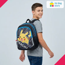 Mybagstory - Sac à dos Pokémon noir 2 compartiments