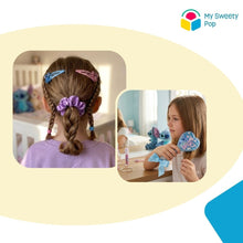 My sweety pop - Set Cheveux Stitch  7 Pièces - Bleu Rose Violet