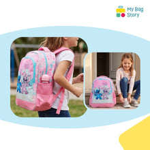 mybagstory - Sac à dos Stitch Rose/Bleu - 38 cm