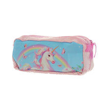 mybagstory - Trousse Licorne 2 Compartiments Rose/Bleu - 25 cm