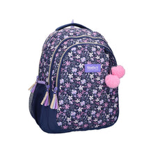 mybagstory - Sac à dos fleuri à deux compartiments - 44 cm