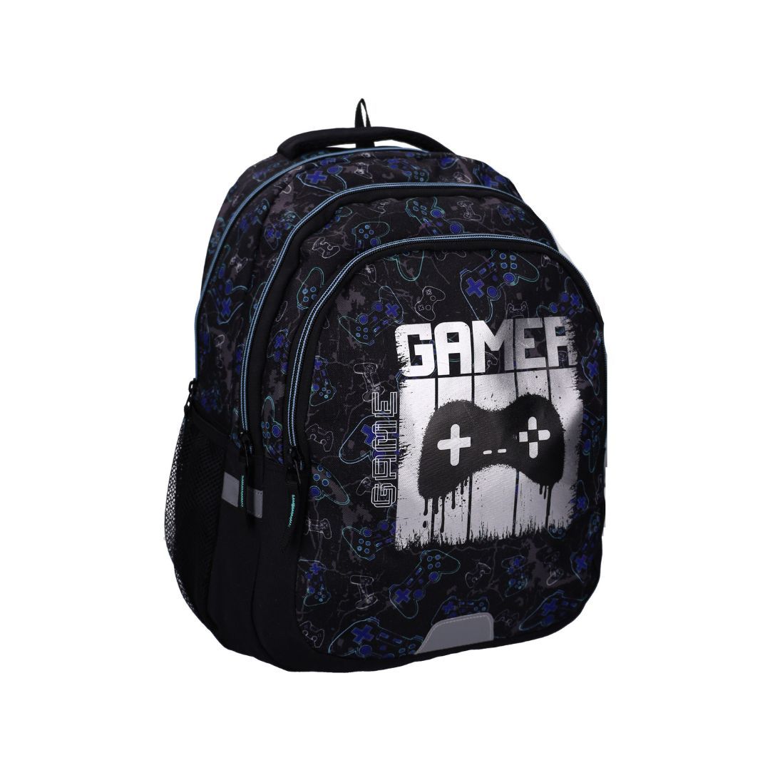 mybagstory - Sac à Dos Crazy Console Bleu 44 cm