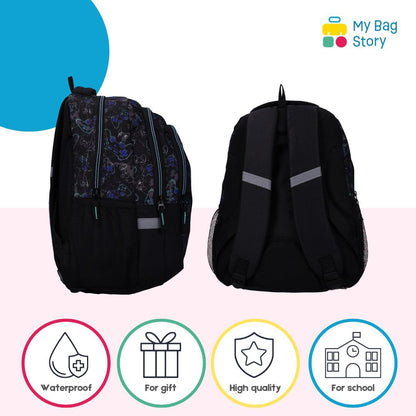mybagstory - Sac à Dos Crazy Console Bleu 44 cm