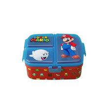 My sweety pop | Boîte à goûter Super Mario 4 compartiments - Bleu et Rouge