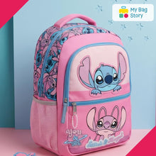 mybagstory - Sac à dos scolaire Stitch Rose/Bleu - 42 cm