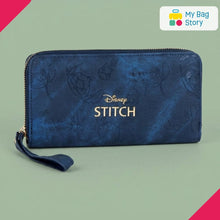 Mybagstory - Portefeuille Stitch Bleu foncé - 19 cm