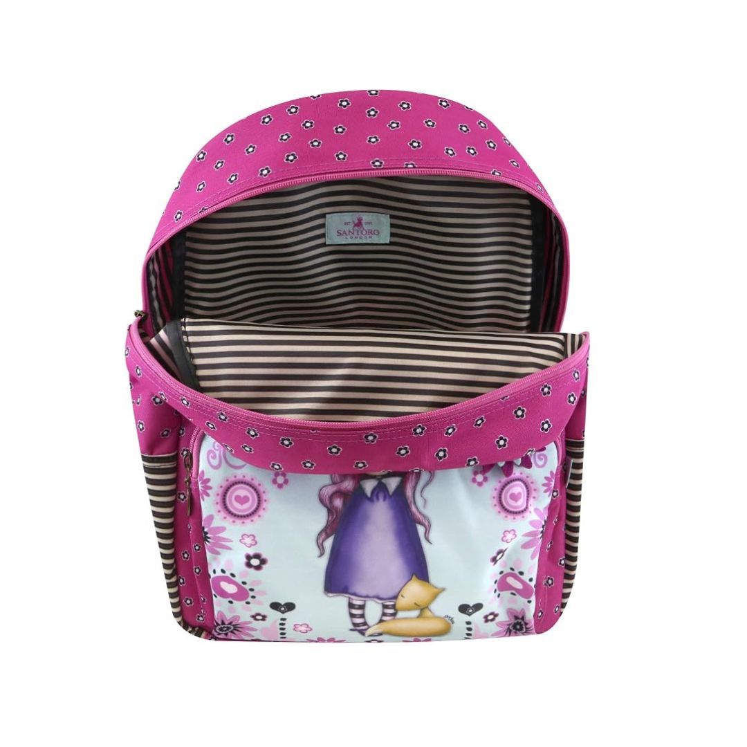 Gorjuss - Sac à dos Fiesta rose