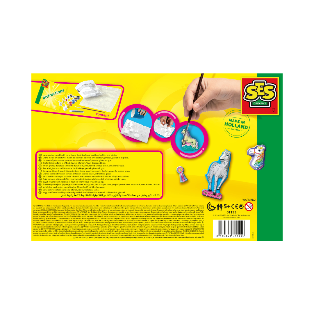 SES Creative - Moulage et peinture – Chevaux fantaisie