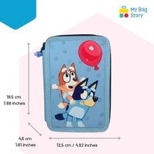 Mybagstory - Trousse garnie Bluey rigide 2 volets